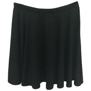 NWOT Womens Size Small Nordstrom Hinge Black Drapey Stretch Mini Skirt